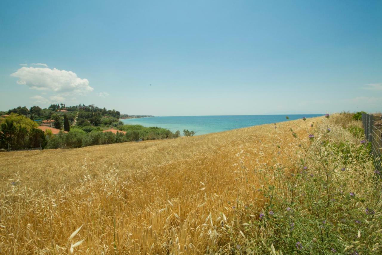 Magnificent Seascape Villa On A Secluded Beach Nea Moudania Exterior foto