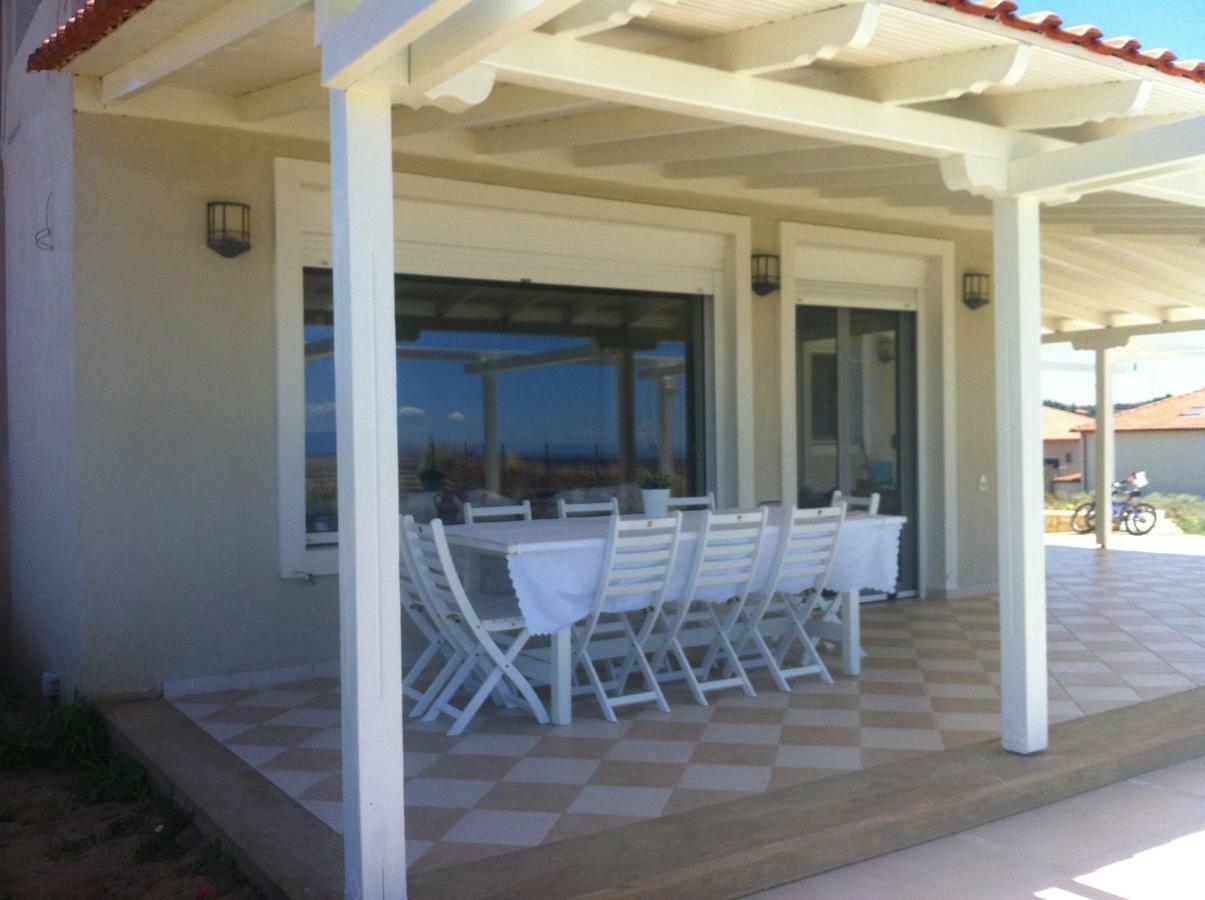 Magnificent Seascape Villa On A Secluded Beach Nea Moudania Exterior foto